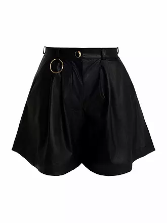 SILVIA SCHNEIDER | Shorts in Lederoptik | 